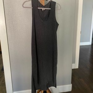 Madewell side slit maxi dress